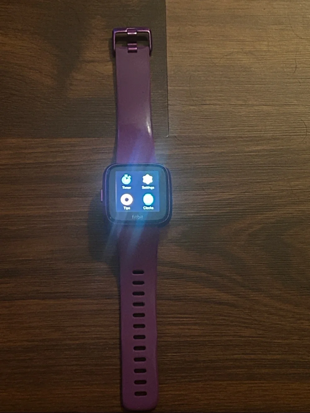 Fitbit Purple Versa Lite Mulberry Purple SmartWatch w/Original Charger